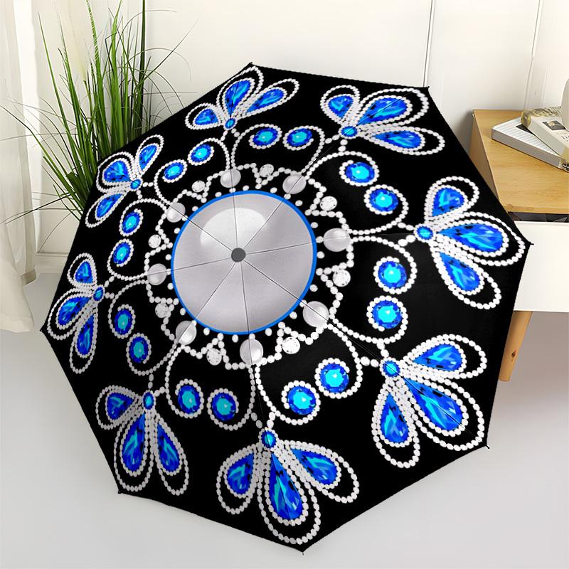 1pc Jeweled Ornament Automatic Folding Umbrella, 8-Rib Iron Frame, Casual Outdoor Accessory for Birthday Festival Gifts yy251128128
1pc Jeweled Ornament Automatic Folding Umbrella, 8-Rib Iron Frame, Casual Outdoor Accessory for Birthday Festival Gifts yy251128128