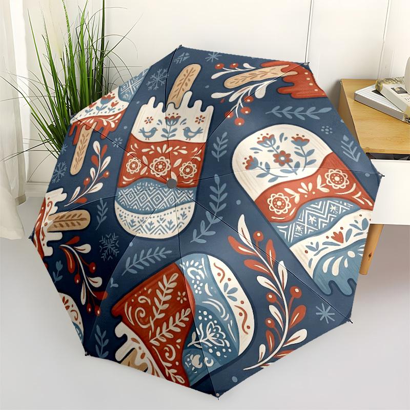 1pc Ice Cream Pattern Automatic Opening/Closing Folding Umbrella with 8 Ribs,Windproof Portable Sunshade Umbrella Holiday gift yy260401012
1pc Ice Cream Pattern Automatic Opening/Closing Folding Umbrella with 8 Ribs,Windproof Portable Sunshade Umbrella Holiday gift yy260401012