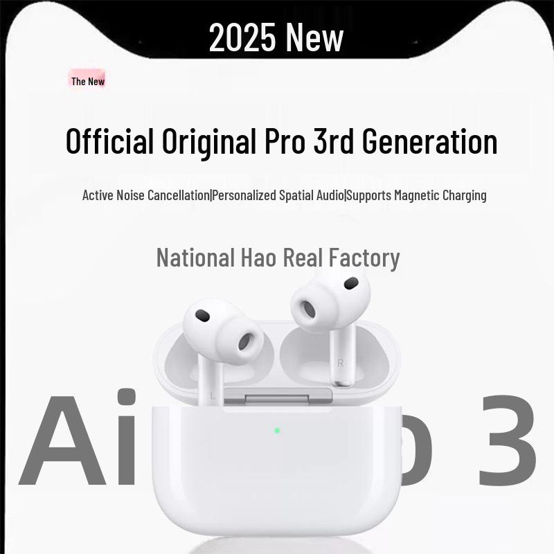 2025 Pro3 Bluetooth Active Noise Cancelling Headphones for Apple White
2025 Pro3 Bluetooth Active Noise Cancelling Headphones for Apple White