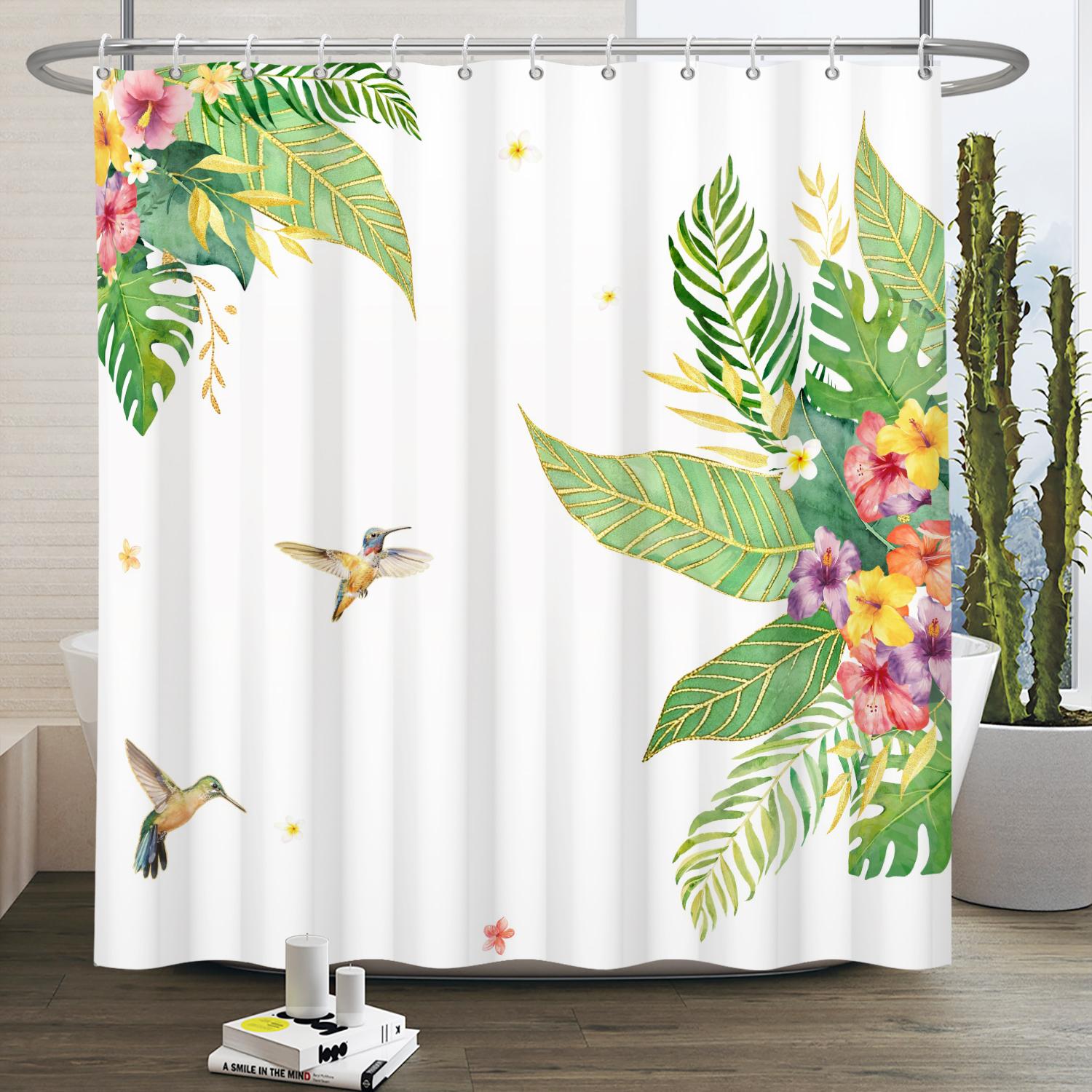Beach Sunset Shower Curtain Palm Trees Scenery 3D Printing Decoration Bathroom Polyester Waterproof With Hooks Shower Curtains W60H190(CM)-1 Pcs
Beach Sunset Shower Curtain Palm Trees Scenery 3D Printing Decoration Bathroom Polyester Waterproof With Hooks Shower Curtains W60H190(CM)-1 Pcs