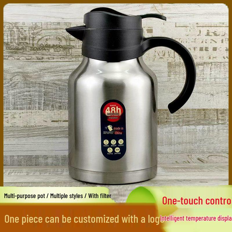 Smart Temperature Display 304 Stainless Steel Insulated Thermos - Large Capacity Hot/Cold Water & Tea Bottle 1.0L (24 per box)
Smart Temperature Display 304 Stainless Steel Insulated Thermos - Large Capacity Hot/Cold Water & Tea Bottle 1.0L (24 per box)