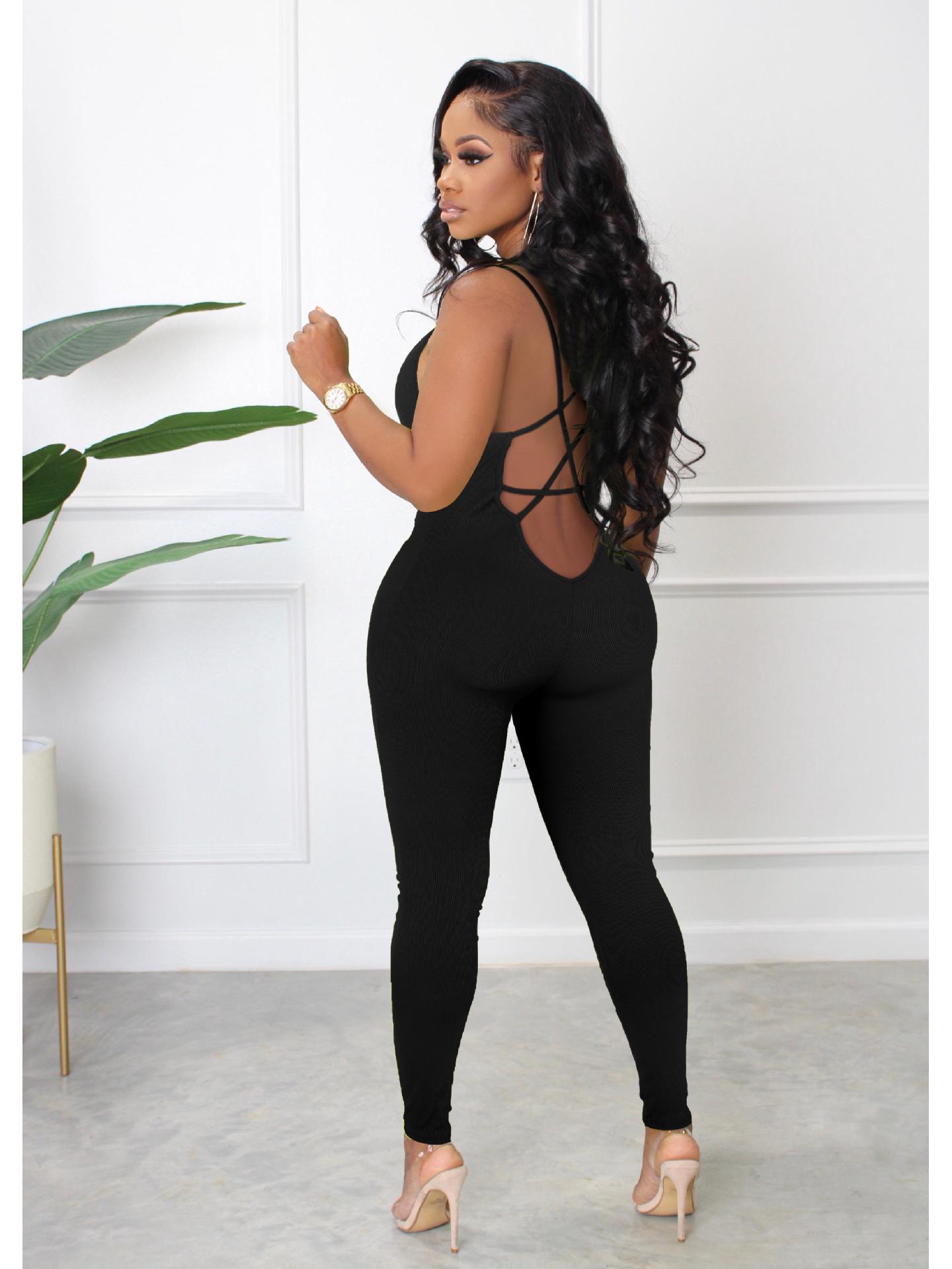 M3132 Комбинезон для йоги без рукавов, с открытой спиной, с приталенным силуэтом, однотонный XL чёрный
M3132 Комбинезон для йоги без рукавов, с открытой спиной, с приталенным силуэтом, однотонный XL чёрный