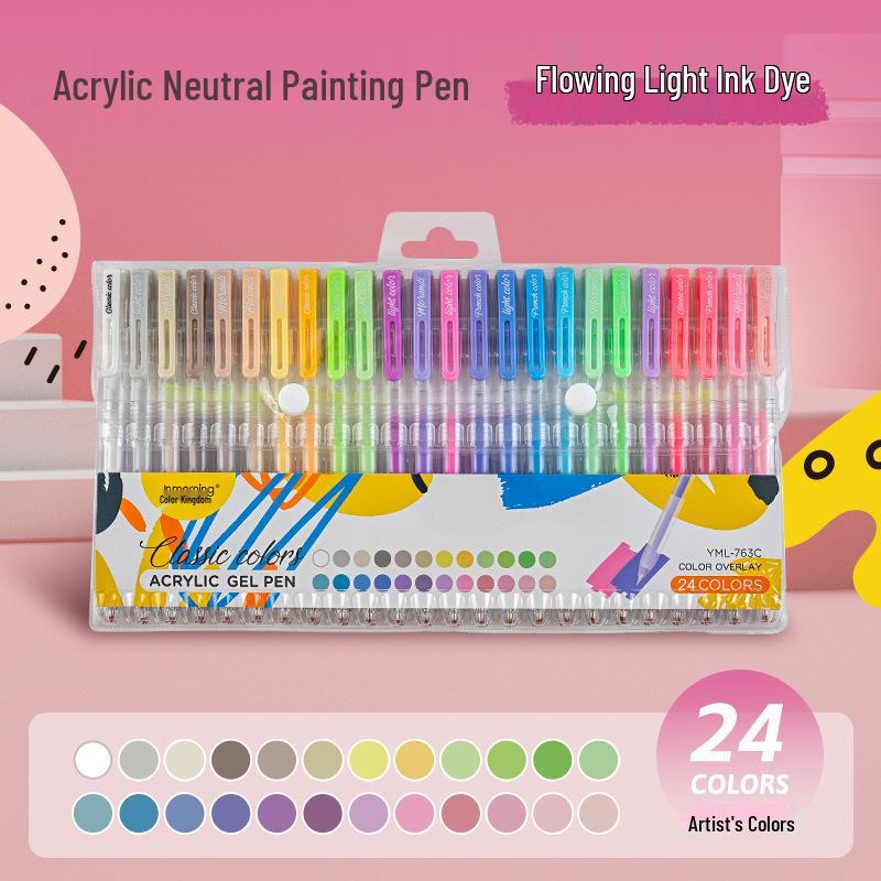 Yimulin Acrylic Artist Colors Neutral Pens for Note-Taking 0.5mm
Yimulin Acrylic Artist Colors Neutral Pens for Note-Taking 0.5mm