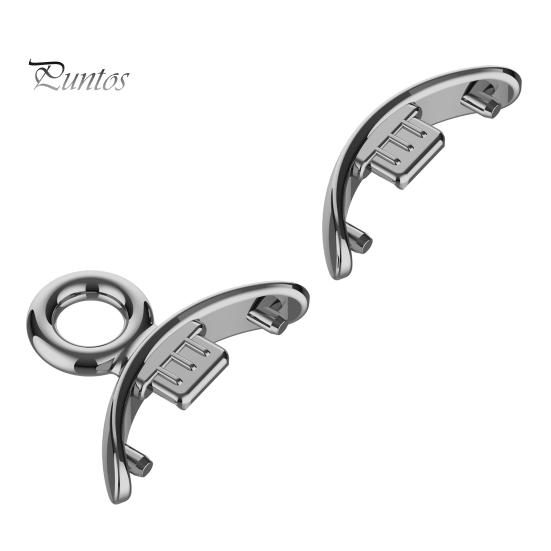 Разъем для ремешка для часов с подвеской, надежная посадка, простая установка, ремешок для часов, подвесные аксессуары для Mi Band 8 A серебряный