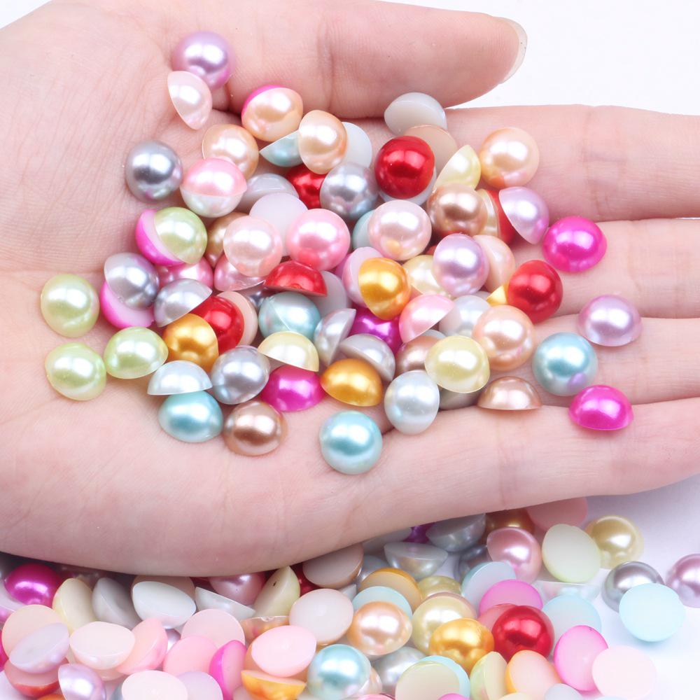 9mm Flat-back Half-round Pearl Beads - 100 Pcs for DIY Phone Case Decoration 9mm 100 Pieces
9mm Flat-back Half-round Pearl Beads - 100 Pcs for DIY Phone Case Decoration 9mm 100 Pieces