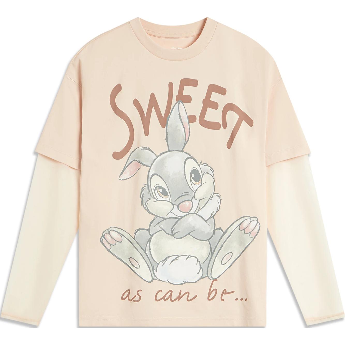 Li Ning X Disney Collaboration Sports Lifestyle Series Samp Rabbit Cartoon Letter Round Neck Comfortable Breathable Long Sleeve T-Shirt AHSU724-4 M
Li Ning X Disney Collaboration Sports Lifestyle Series Samp Rabbit Cartoon Letter Round Neck Comfortable Breathable Long Sleeve T-Shirt AHSU724-4 M