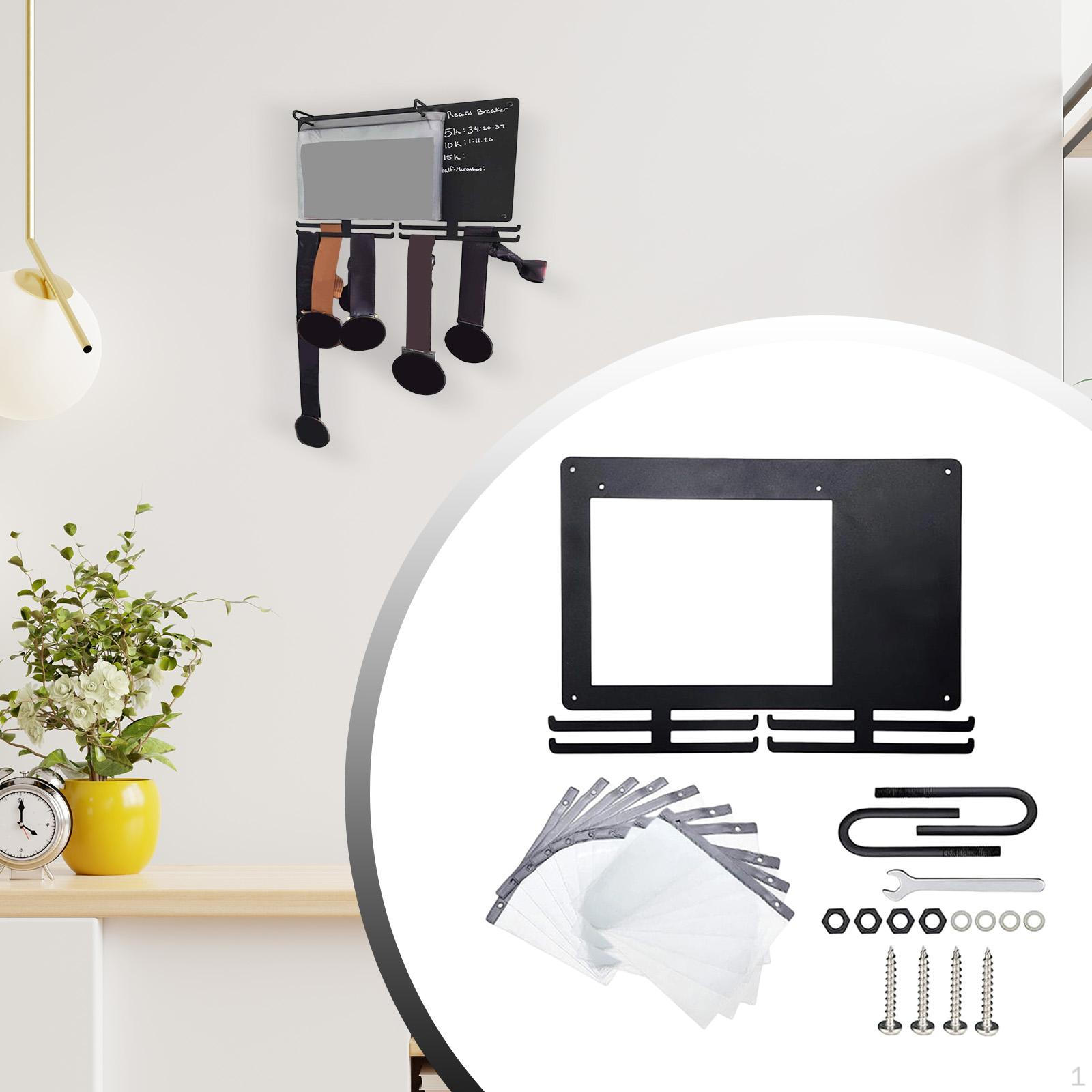 Medal Hanger Display with Bib Holder Chalkboard Marker Runners Wall Mounted Rack for Running
Medal Hanger Display with Bib Holder Chalkboard Marker Runners Wall Mounted Rack for Running