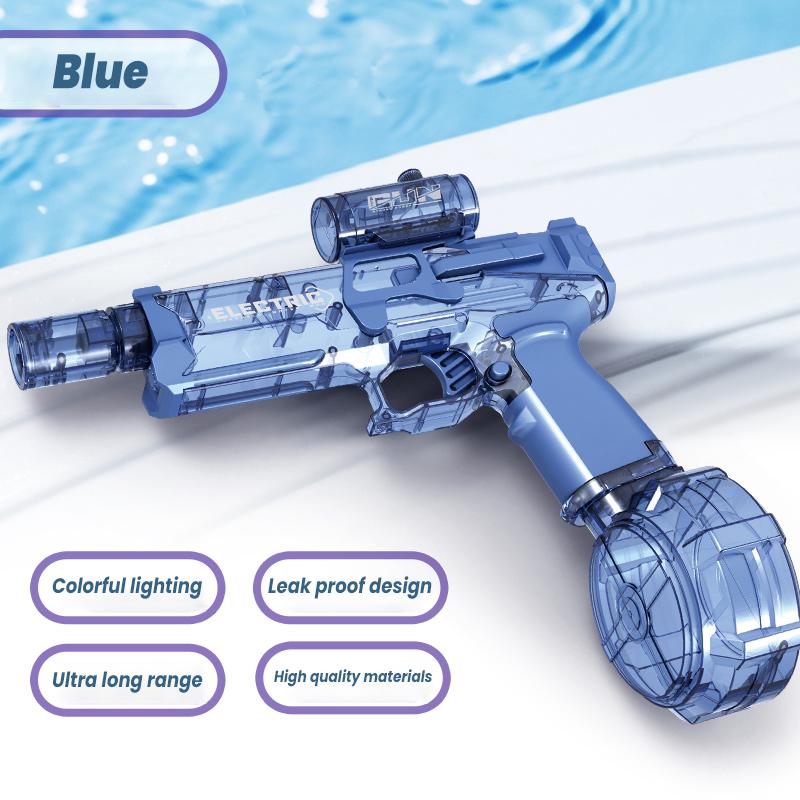 Летний новый водяной пистолет полностью автоматический непрерывный электрический водяной пистолет имитация пламени датчик света большой емкости бассейн инструменты синий
Летний новый водяной пистолет полностью автоматический непрерывный электрический водяной пистолет имитация пламени датчик света большой емкости бассейн инструменты синий