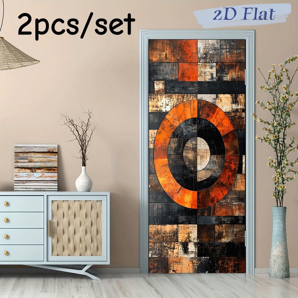 2pcs retro industrial style geometric color blocked wall stickers creative circular bullseye pattern home decoration stickers li (as the picture,38.5x200cmx2)
2pcs retro industrial style geometric color blocked wall stickers creative circular bullseye pattern home decoration stickers li (as the picture,38.5x200cmx2)