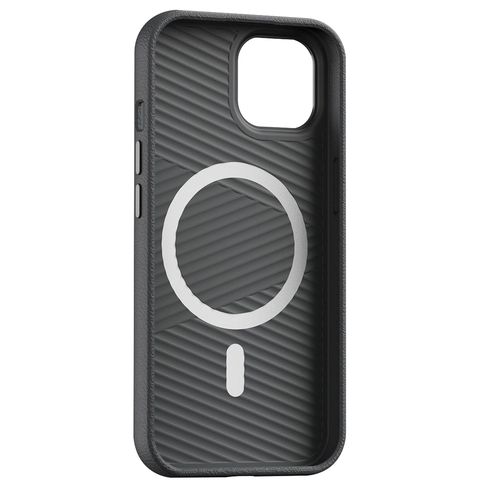 For iPhone 13 Case Anti-scratch PC+PU Leather Phone Cover Compatible with MagSafe Black
For iPhone 13 Case Anti-scratch PC+PU Leather Phone Cover Compatible with MagSafe Black