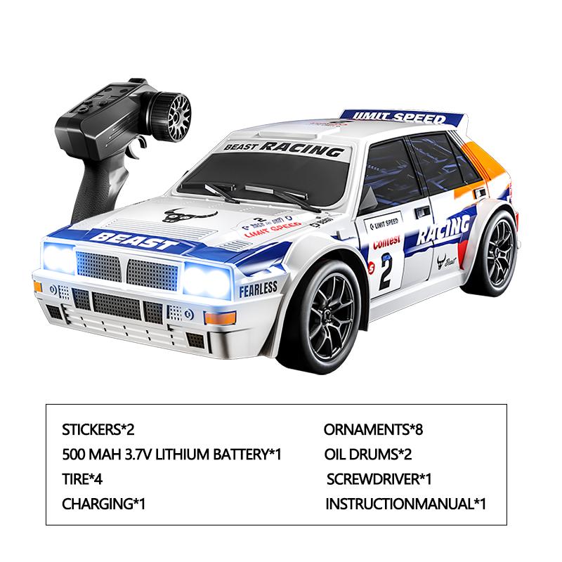 2026 NEW Raceway Drifting RC Car 4WD 1:24 Scale High Speed 20KM/H 2.4G RC Racing Toys Car with LED Light For Children Boys Gifts
2026 NEW Raceway Drifting RC Car 4WD 1:24 Scale High Speed 20KM/H 2.4G RC Racing Toys Car with LED Light For Children Boys Gifts