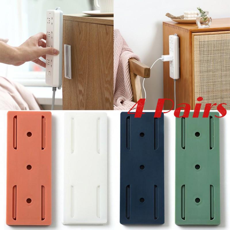 4/2/1pcs Self-adhesive Hook Socket Storage Holder Socket Organizer Powerful Traceless Wall-mounted Cable Seamless Strip Holder tranparent-1 pair
4/2/1pcs Self-adhesive Hook Socket Storage Holder Socket Organizer Powerful Traceless Wall-mounted Cable Seamless Strip Holder tranparent-1 pair