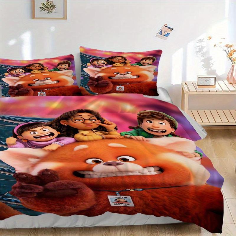3pcs Lively Red Panda & Friends Printed Quilt Set, Soft and Comfortable Quilt Cover for Bedroom, Guest Room and Dormitory Decorative Bedding 135x200cm
3pcs Lively Red Panda & Friends Printed Quilt Set, Soft and Comfortable Quilt Cover for Bedroom, Guest Room and Dormitory Decorative Bedding 135x200cm