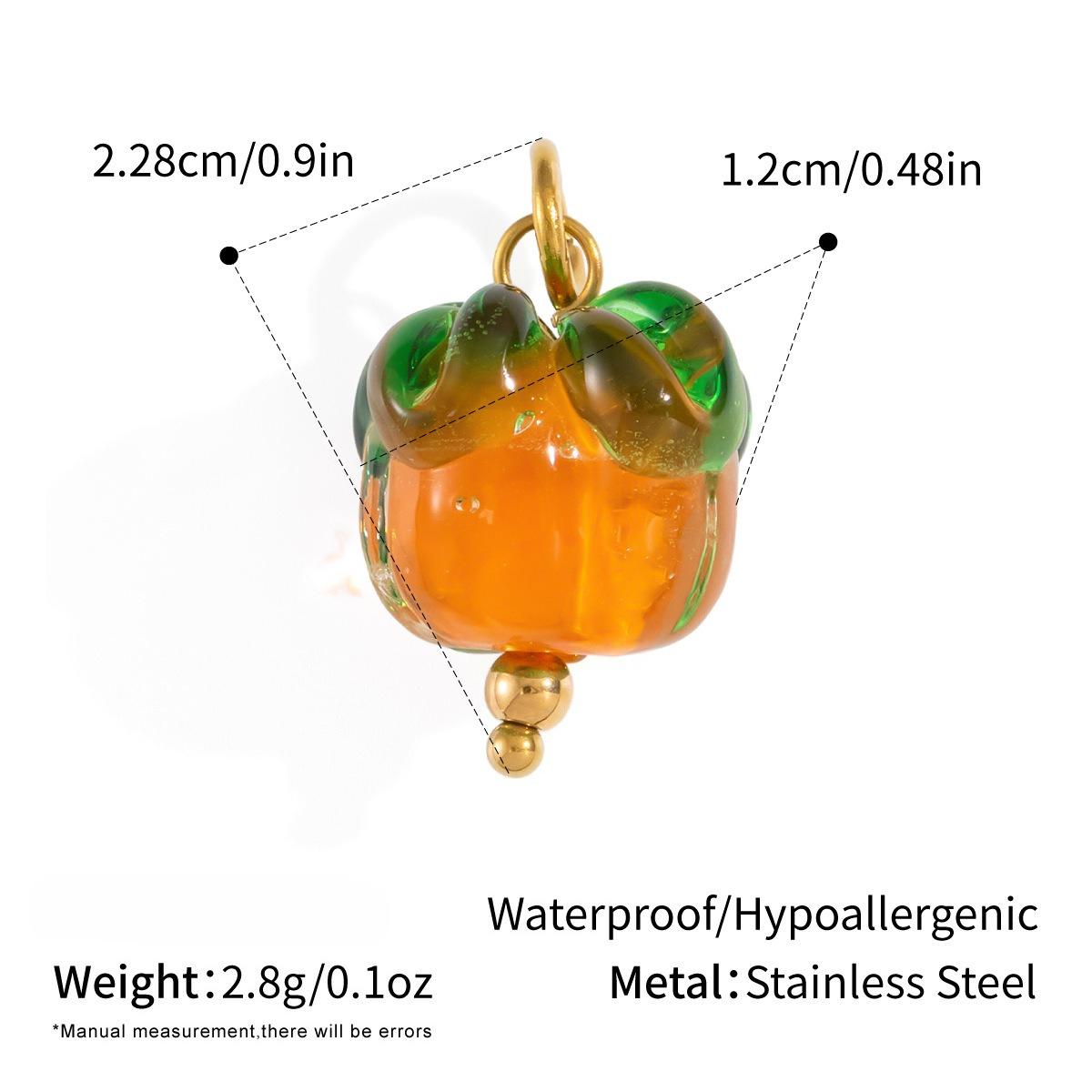 2pcs/bag Stainless Steel Dripping Fruit Party Style DIY Pendant Accessories Handmade for Charm Jewelry Making
2pcs/bag Stainless Steel Dripping Fruit Party Style DIY Pendant Accessories Handmade for Charm Jewelry Making