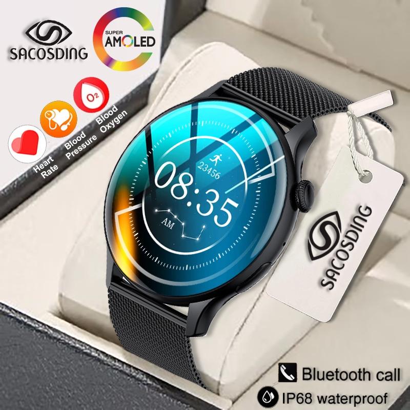 Sacosding Smartwatch Women 466*466 Amoled 1.43 Hd Screen Always Display Time Bluetooth Call Ip68 Waterproof Sports Smart Watch
Sacosding Smartwatch Women 466*466 Amoled 1.43 Hd Screen Always Display Time Bluetooth Call Ip68 Waterproof Sports Smart Watch