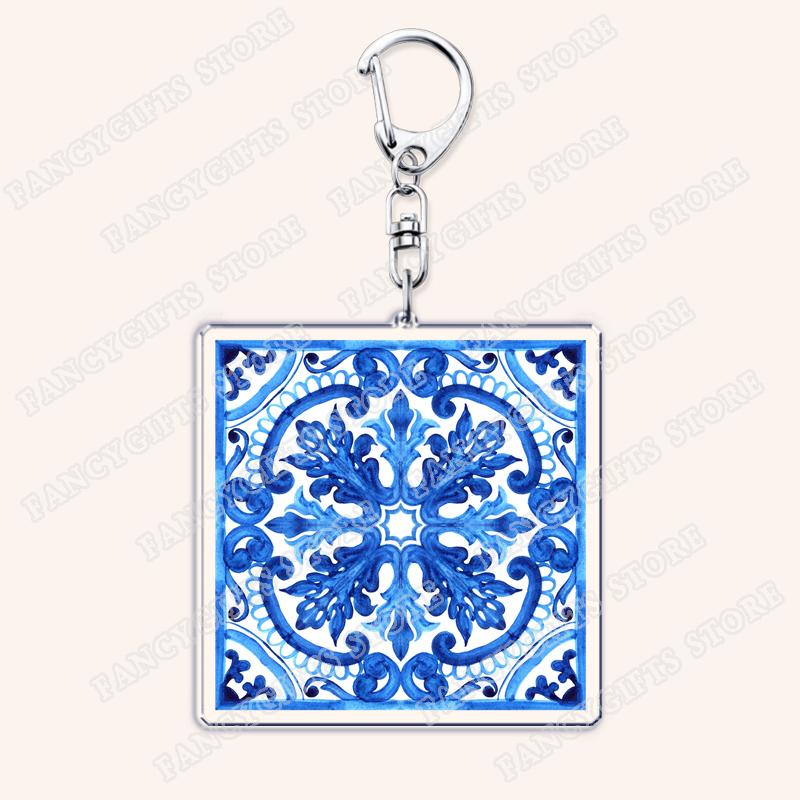 Abstract Portugal Ceramic Tile Patterns Keychains for Accessories Mediterranean Geometric Keyrings Jewelry Fans Friends Gifts
Abstract Portugal Ceramic Tile Patterns Keychains for Accessories Mediterranean Geometric Keyrings Jewelry Fans Friends Gifts