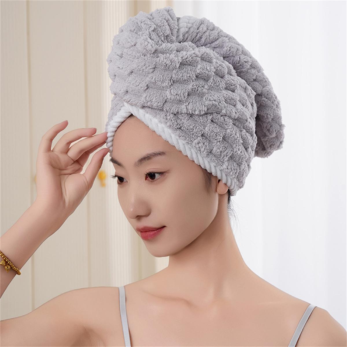 2026 Microfiber Hair Towel Wrap Thickened Coral Velvet Cationic Dry Hair Cap Water Absorption and Quick Drying Striped Bath Cap
2026 Microfiber Hair Towel Wrap Thickened Coral Velvet Cationic Dry Hair Cap Water Absorption and Quick Drying Striped Bath Cap
