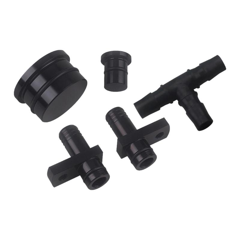 PCV Reroute And Resonator Kit For 6 6L Engine Aluminum Upgrade Improves Oil Vapors Separation чорний
PCV Reroute And Resonator Kit For 6 6L Engine Aluminum Upgrade Improves Oil Vapors Separation чорний