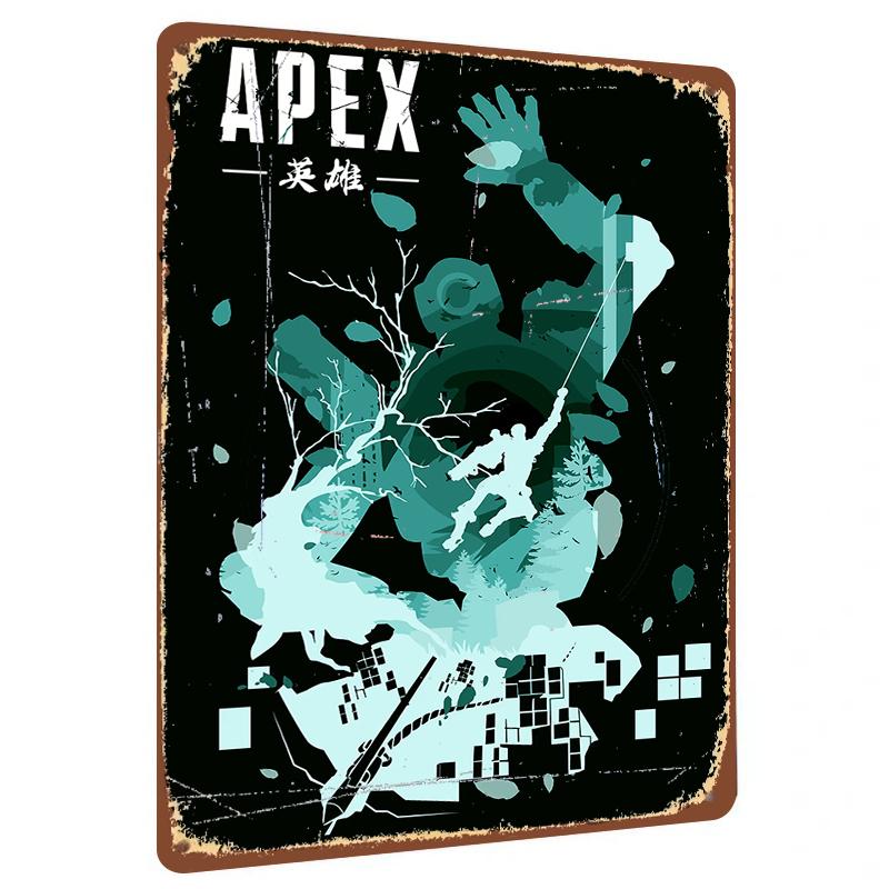 Apex Legends Game Art Metal Wall Decor with Character Silhouette and Forest Elements for Gaming Room Decoration 20x30cm(7.8x11.8inch)
Apex Legends Game Art Metal Wall Decor with Character Silhouette and Forest Elements for Gaming Room Decoration 20x30cm(7.8x11.8inch)