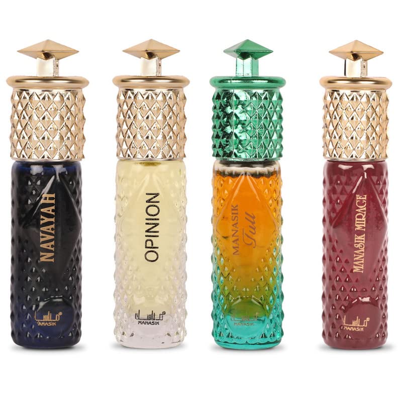 Набор из 4 эфирных масел премиум-класса, Navayah, Opinion, Full, Mirage Fresh & Soothing Fragrance, стойкий шариковый ароматизатор Itra для мужчин и женщин, по 6 мл каждый
Набор из 4 эфирных масел премиум-класса, Navayah, Opinion, Full, Mirage Fresh & Soothing Fragrance, стойкий шариковый ароматизатор Itra для мужчин и женщин, по 6 мл каждый