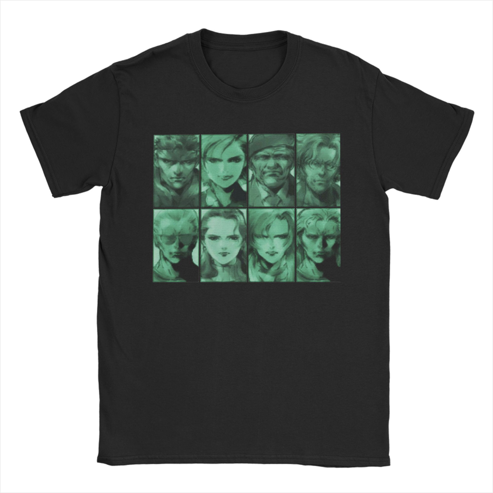 Men Metal Gear Solid Codec Portraits T Shirts MGS Game 100% Cotton Clothing Awesome Short Sleeve O Neck Tees Original T-Shirt 5XL різнокольоровий
Men Metal Gear Solid Codec Portraits T Shirts MGS Game 100% Cotton Clothing Awesome Short Sleeve O Neck Tees Original T-Shirt 5XL різнокольоровий