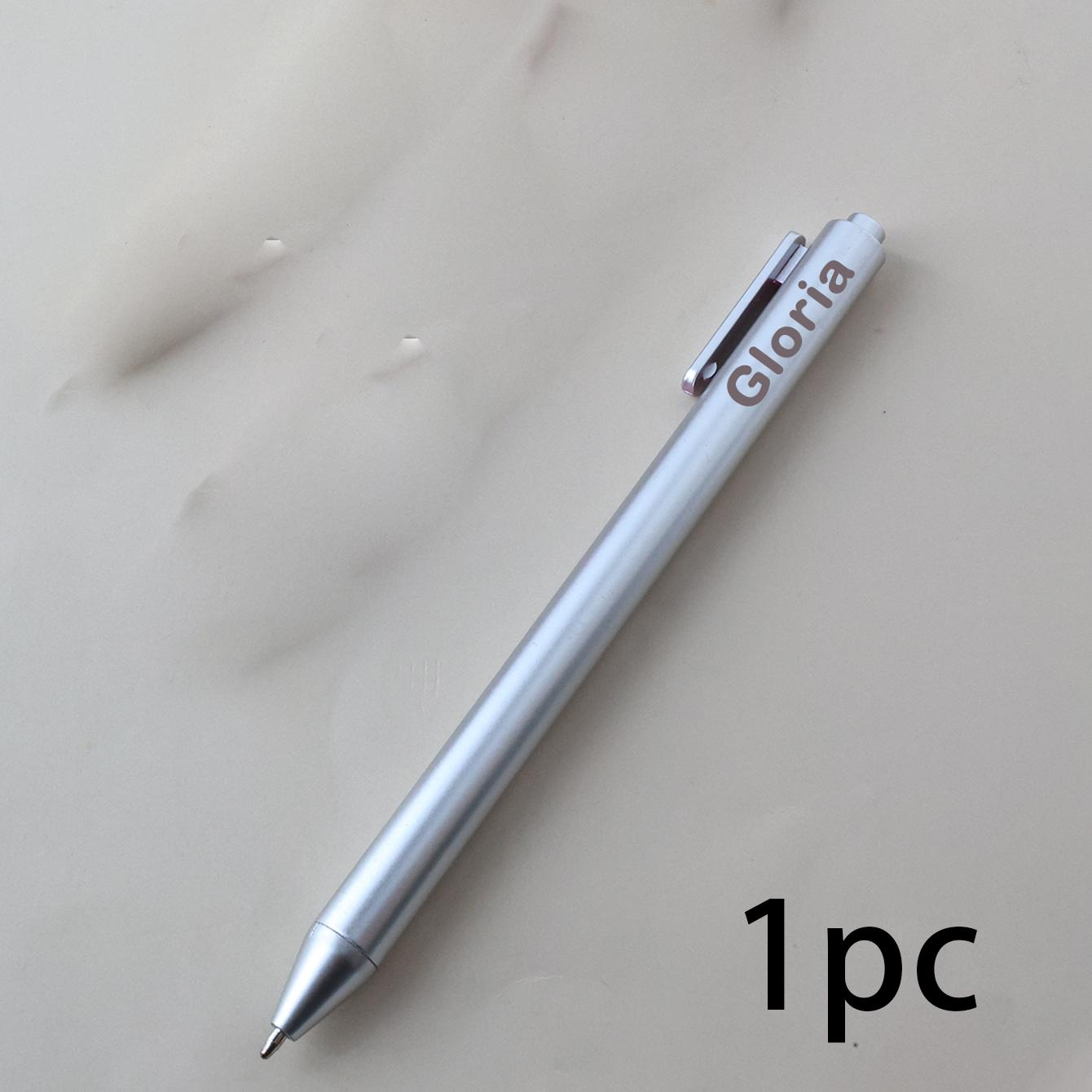 Custom Gel Pens With Name, Personalized Teacher Pens, Customized Ballpoint Pen, Customizable Gifts, , 1pc срібний
Custom Gel Pens With Name, Personalized Teacher Pens, Customized Ballpoint Pen, Customizable Gifts, , 1pc срібний
