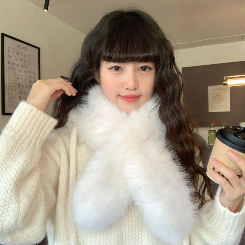 Plush Cross Scarf Plush Thickened Soft Scarves Solid Color Winter Cold Resistant Women Neck Warmer Collar Scarf белый
Plush Cross Scarf Plush Thickened Soft Scarves Solid Color Winter Cold Resistant Women Neck Warmer Collar Scarf белый