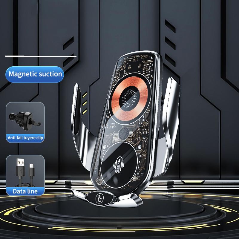 Q7 Car Wireless Charger Infrared Sensor Phone Mount Aluminum Alloy Universal Cell Phone Charger Holder Silver
Q7 Car Wireless Charger Infrared Sensor Phone Mount Aluminum Alloy Universal Cell Phone Charger Holder Silver