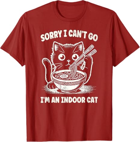 Sorry I Cant Go Im An Indoor Cat TShirt Funny Y2k Sarcastic Jokes Saying Tee Womens Fashion Kitty Lover Graphic Outfit Tops S
Sorry I Cant Go Im An Indoor Cat TShirt Funny Y2k Sarcastic Jokes Saying Tee Womens Fashion Kitty Lover Graphic Outfit Tops S