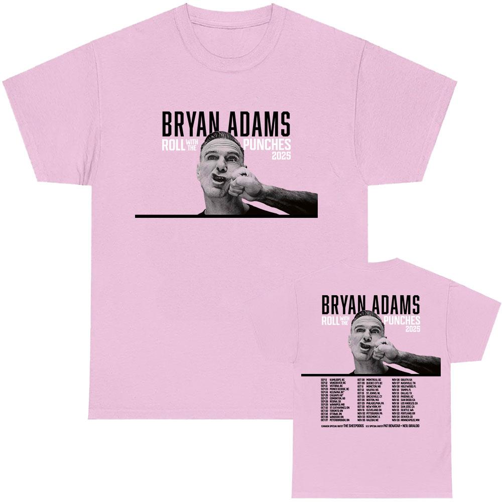 ROLL WITH THE PUNCHES TOUR 2025 T-shirt BRYAN ADAMS Graphic Tshirts Cotton Summer Men Women T Shirt O-neck Unisex Clothes L
ROLL WITH THE PUNCHES TOUR 2025 T-shirt BRYAN ADAMS Graphic Tshirts Cotton Summer Men Women T Shirt O-neck Unisex Clothes L