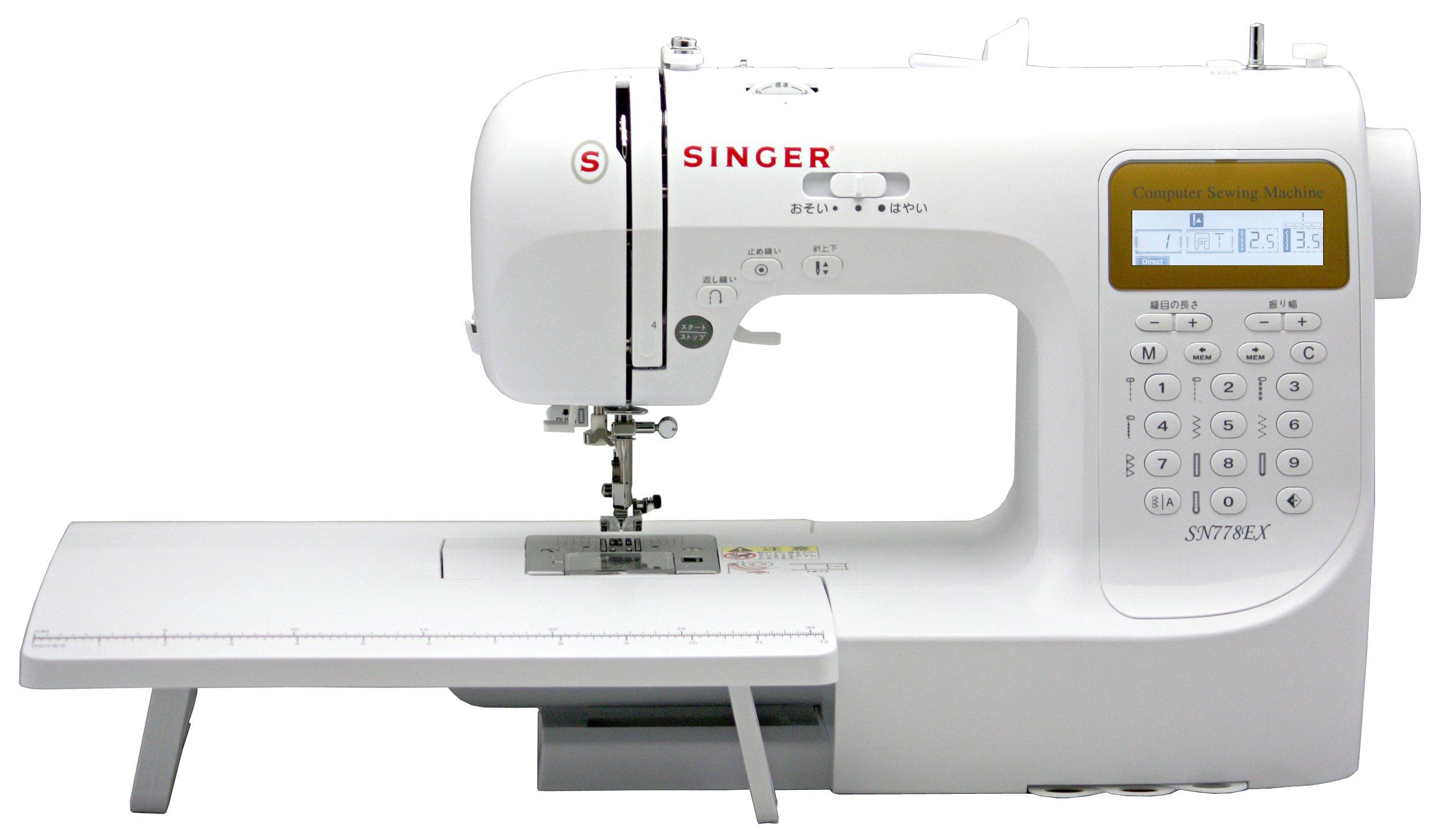 SINGER компьютерная швейная машина шьет и SN778EX (могут ли числа, алфавиты, хирагана) белый
SINGER компьютерная швейная машина шьет и SN778EX (могут ли числа, алфавиты, хирагана) белый