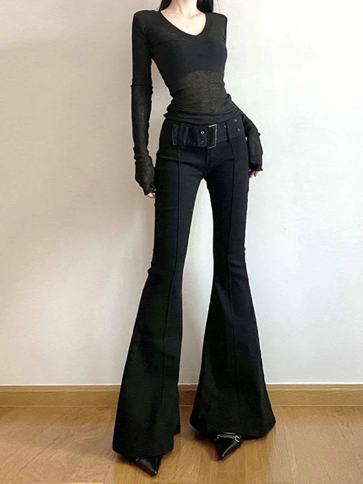 Y2k Retro Emo 2000s Women s Black Flare Pants Streetwear Fashion Trousers Harajuku Wide Yoga Pants 90s Aesthetic Clothes XL
Y2k Retro Emo 2000s Women s Black Flare Pants Streetwear Fashion Trousers Harajuku Wide Yoga Pants 90s Aesthetic Clothes XL