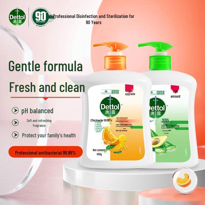 Dettol Healthy Antibacterial Hand Wash Set
Dettol Healthy Antibacterial Hand Wash Set