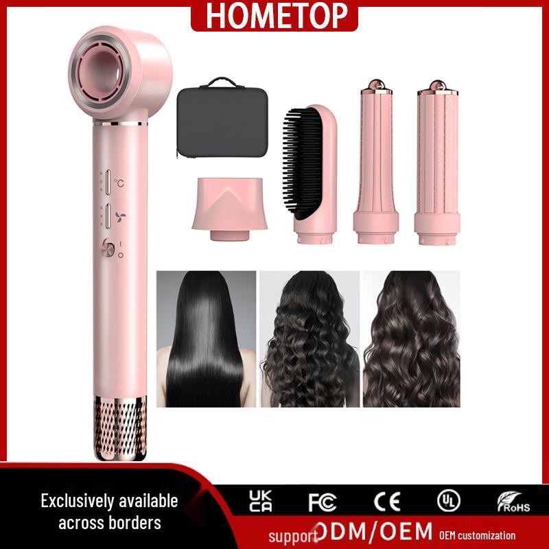Five-in-One Curling Iron & Hair Dryer: High-Speed, High Airflow, Negative Ion Hair Care for Quick-Drying Pink Box
Five-in-One Curling Iron & Hair Dryer: High-Speed, High Airflow, Negative Ion Hair Care for Quick-Drying Pink Box