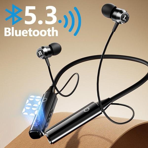 Беспроводные Bluetooth 5.3 гарнитуры со светодиодным дисплеем с шейным ремешком, наушники-вкладыши, стереонаушники на шею, подвесные спортивные наушники
Беспроводные Bluetooth 5.3 гарнитуры со светодиодным дисплеем с шейным ремешком, наушники-вкладыши, стереонаушники на шею, подвесные спортивные наушники