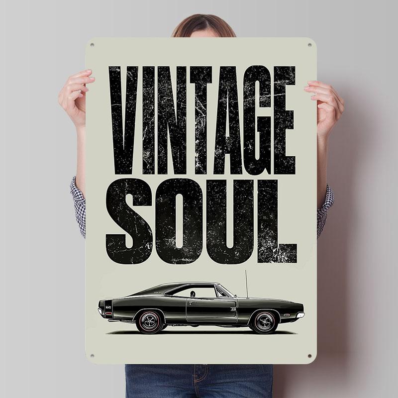 Vintage Soul Car Tinplate Poster Customized Wall Art Vintage Metal Signs Retro Tin Plaque for Decoration At Home Decorations 7.9x11.8In(20x30cm)
Vintage Soul Car Tinplate Poster Customized Wall Art Vintage Metal Signs Retro Tin Plaque for Decoration At Home Decorations 7.9x11.8In(20x30cm)