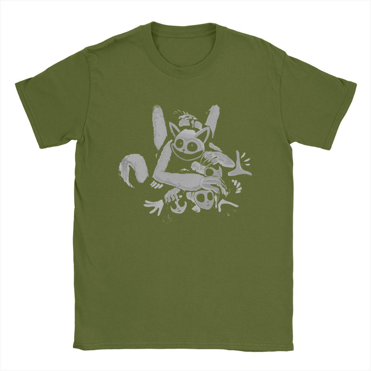 Новинка Футболки Smiling Critters Catnap і Dogday для чоловіків жінок Чиста бавовна Міцні котячі футболки Друк на футболках Одяг M армія зелений колір
Новинка Футболки Smiling Critters Catnap і Dogday для чоловіків жінок Чиста бавовна Міцні котячі футболки Друк на футболках Одяг M армія зелений колір