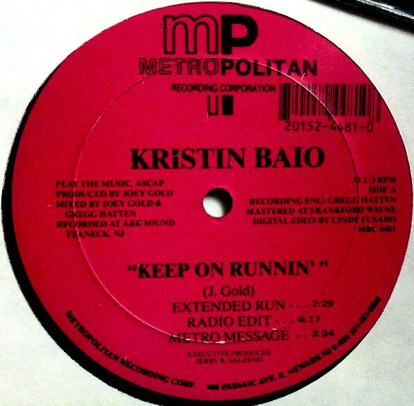 12-дюймовая пластинка KRISTIN BAIO - Keep On Runnin MRC4481 Metropolitan Re 1992 US Танцевальная и Электронная Б/У
12-дюймовая пластинка KRISTIN BAIO - Keep On Runnin MRC4481 Metropolitan Re 1992 US Танцевальная и Электронная Б/У