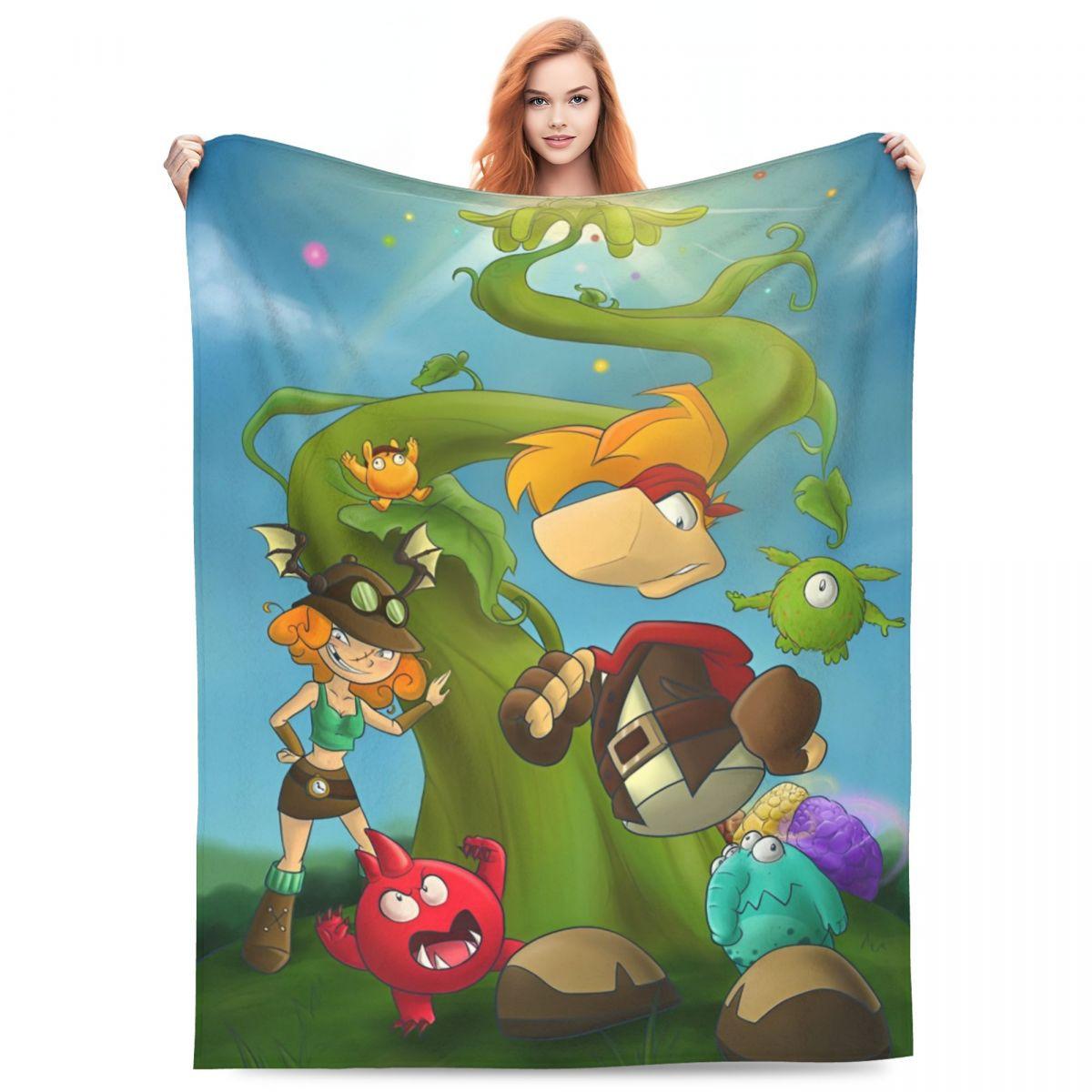 Rayman Advanture Game Cartoon Fleece Throw Blankets Funny Art Blanket for Bed Couch Ultra-Soft Bedding Rug Piece Multifunction 150x200cm
Rayman Advanture Game Cartoon Fleece Throw Blankets Funny Art Blanket for Bed Couch Ultra-Soft Bedding Rug Piece Multifunction 150x200cm