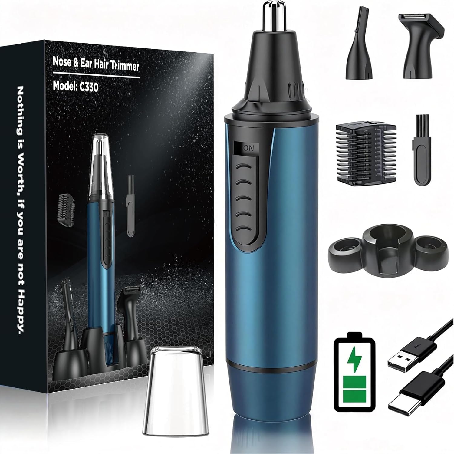 Nose Hair Trimmer for Men,2026 Professional 3 in 1 Painless and Nose Trimmer Waterproof Eyebrow United States
Nose Hair Trimmer for Men,2026 Professional 3 in 1 Painless and Nose Trimmer Waterproof Eyebrow United States