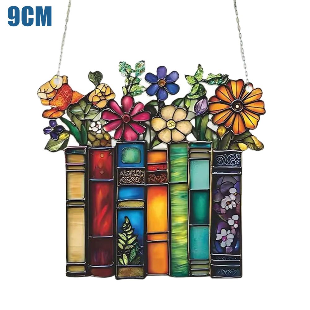 2D/Flat DIY Book Ornament Stained Glass Window Hanging Acrylic Bookish Gifts For Reader Shelf Home Wall Decoration Crafts
2D/Flat DIY Book Ornament Stained Glass Window Hanging Acrylic Bookish Gifts For Reader Shelf Home Wall Decoration Crafts