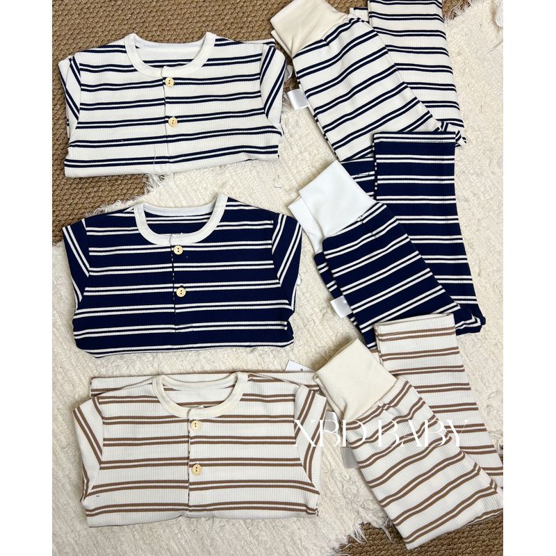 New Foreign Trade Striped Romper for Boys and Girls, Elastic Stretch Fabric, Suitable for Outdoor Wear and Indoor Loungewear, 2025 High-Waisted, Tummy-Covering, Coffee Brown 80 cm
New Foreign Trade Striped Romper for Boys and Girls, Elastic Stretch Fabric, Suitable for Outdoor Wear and Indoor Loungewear, 2025 High-Waisted, Tummy-Covering, Coffee Brown 80 cm