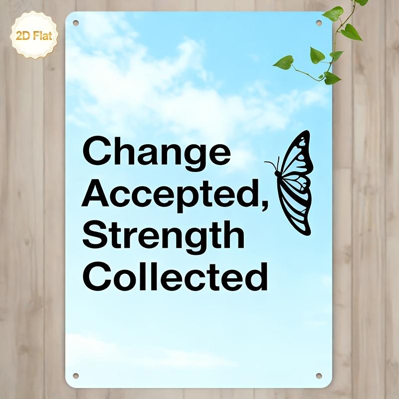 D Flat pc pcs Motivational Change Accepted Strength Gathered Butterfly Aluminum Metal Sign Suitable for Home Office De 20x30cm(7.8x11.8inch)
D Flat pc pcs Motivational Change Accepted Strength Gathered Butterfly Aluminum Metal Sign Suitable for Home Office De 20x30cm(7.8x11.8inch)