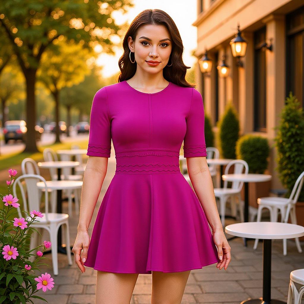 Chic Black Knit Bandage Dress - Short Sleeve, Hepburn A-line, Waist-Cinching, Slimming Women s Style M красный/фиолетовый
Chic Black Knit Bandage Dress - Short Sleeve, Hepburn A-line, Waist-Cinching, Slimming Women s Style M красный/фиолетовый