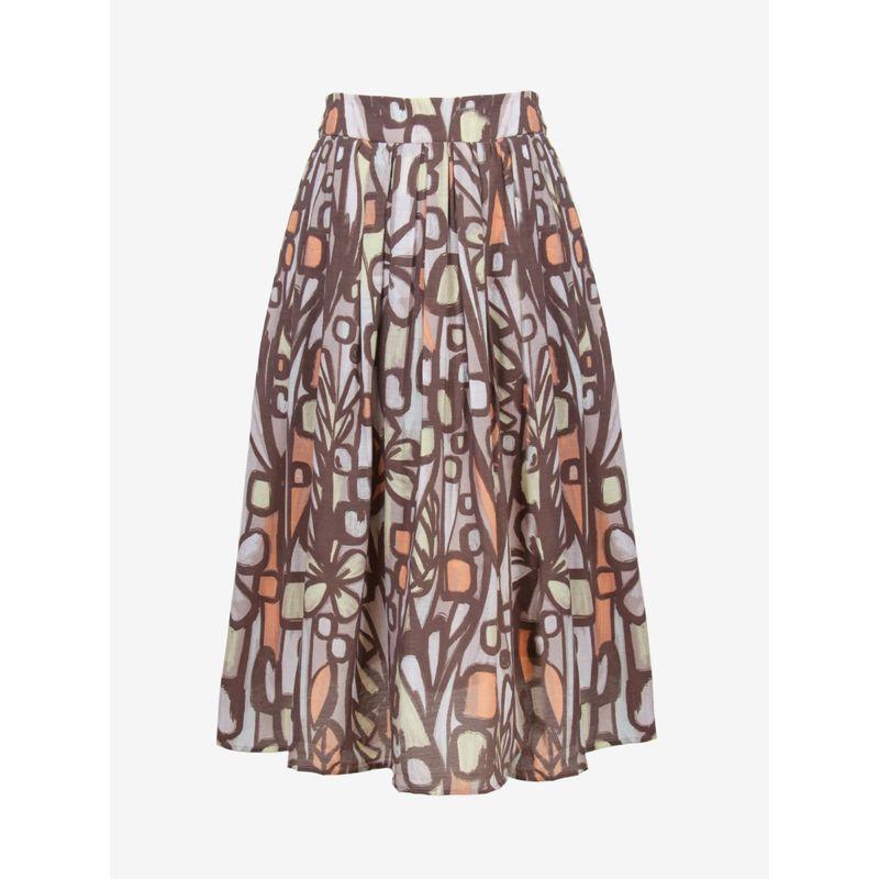 Blue Rose Plus Size Women s Guest Supply 100% Cotton Printed Fabrics Mid Length Long Length Skirt Bud A- line Waist Skirt Kakh S
Blue Rose Plus Size Women s Guest Supply 100% Cotton Printed Fabrics Mid Length Long Length Skirt Bud A- line Waist Skirt Kakh S