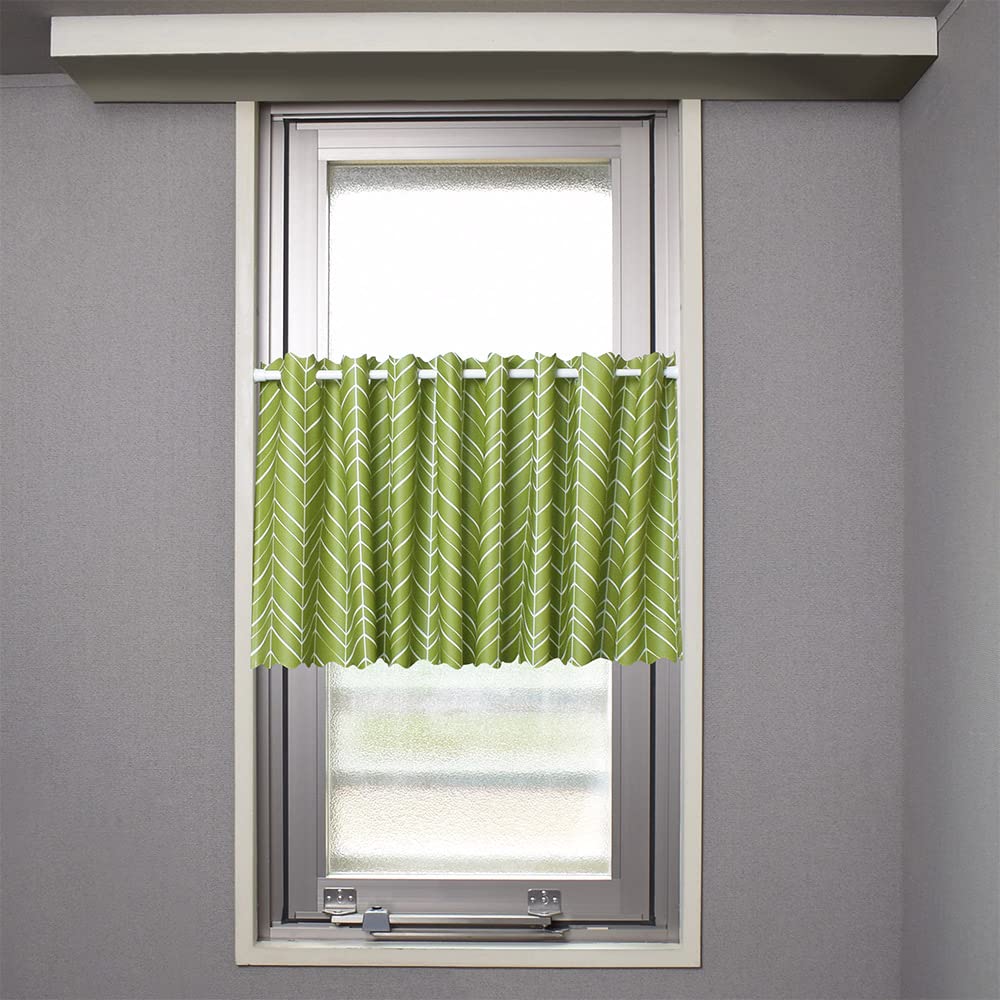 STYLE Decor Laminated Cafe Curtain for Small Stylish Privacy Long x Feather Geometric W4002420 Windows, Screen, 17.5 55.5 Wide, Green, Pattern,
STYLE Decor Laminated Cafe Curtain for Small Stylish Privacy Long x Feather Geometric W4002420 Windows, Screen, 17.5 55.5 Wide, Green, Pattern,