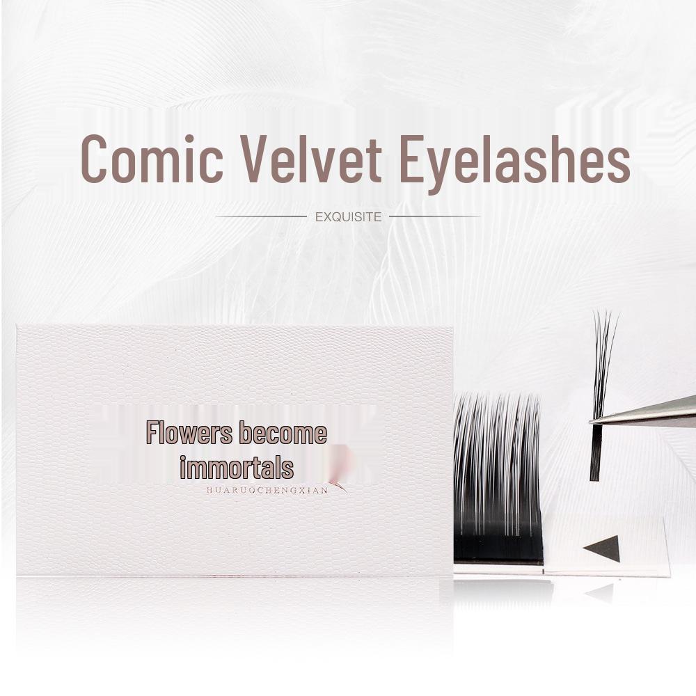 If Flowers Become Immortals: Velvet Matte Black Sunflower False Eyelashes 0.05 Velvet Manga C Curl (12 Rows)
If Flowers Become Immortals: Velvet Matte Black Sunflower False Eyelashes 0.05 Velvet Manga C Curl (12 Rows)