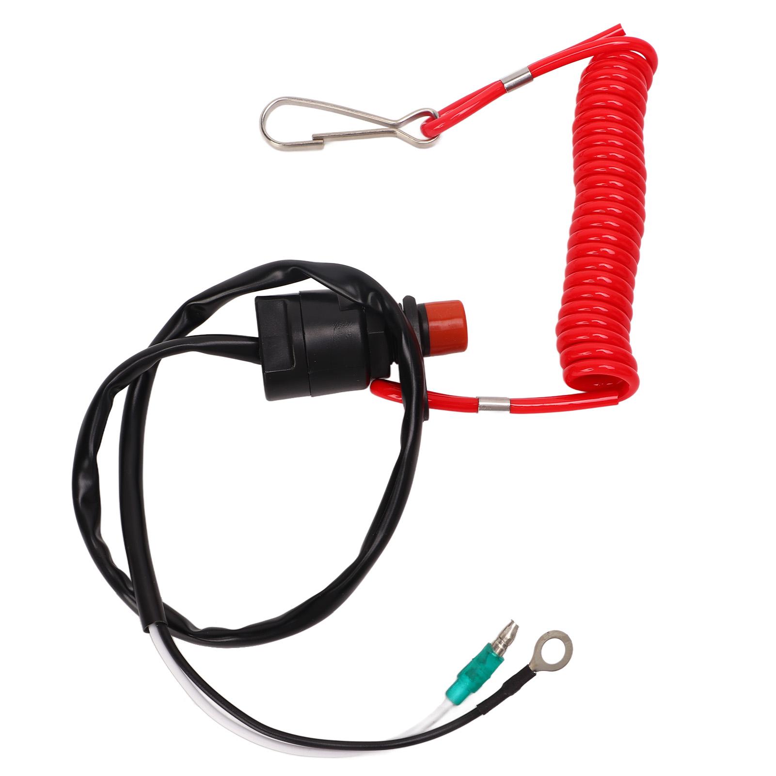 Аварийный выключатель двигателя лодки Страховочный шнур из АБС-пластика для T15 F2.5 F4 F5 F6 л.с.
Аварийный выключатель двигателя лодки Страховочный шнур из АБС-пластика для T15 F2.5 F4 F5 F6 л.с.