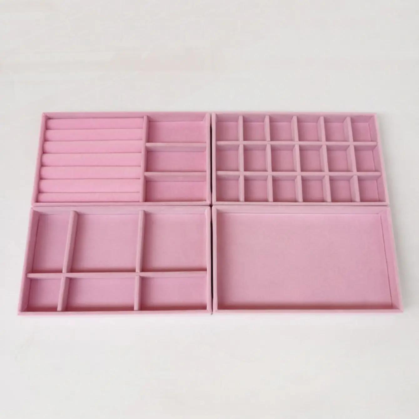 4 шт. - Коробка для хранения украшений и витрина для украшений, настольная организация, тарелка для хранения косметики, серьги, браслеты, стойка для хранения колец розовый
4 шт. - Коробка для хранения украшений и витрина для украшений, настольная организация, тарелка для хранения косметики, серьги, браслеты, стойка для хранения колец розовый
