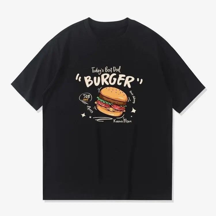 Cute Burger Cartoon Pattern Printed Womens Tshirt Short Sleeve Round Neck Casual Womens Comfortable Summer Clothing 4XL
Cute Burger Cartoon Pattern Printed Womens Tshirt Short Sleeve Round Neck Casual Womens Comfortable Summer Clothing 4XL